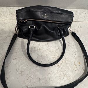 Kate Spade Black Leather Shoulder Bag